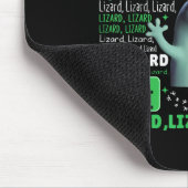 Funny Lizard Meme Animal Women Men _1 Mousepad (Ecke)