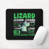 Funny Lizard Meme Animal Women Men _1 Mousepad (Mit Mouse)