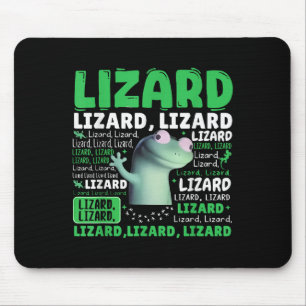 Funny Lizard Meme Animal Women Men _1 Mousepad