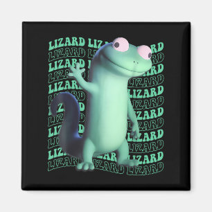 Funny Lizard Meme Animal Women Men _4 Magnet