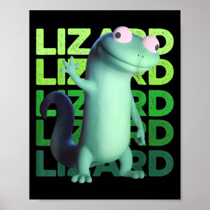 Funny Lizard Meme Animal Women Men Poster