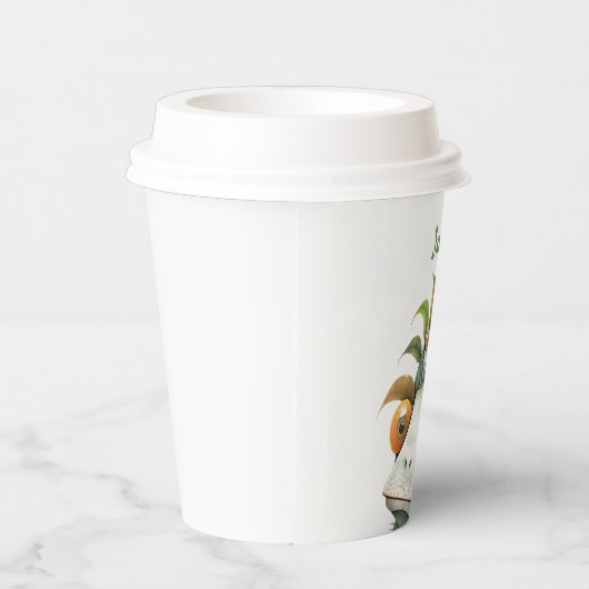 Funny Lizard Personalisiert Birthday Party Pappbecher (Rechts)