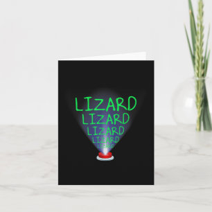 Funny Lizard Trending Meme Karte