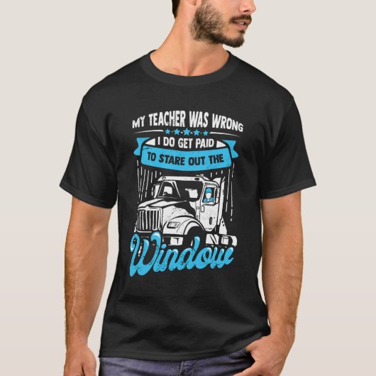 Funny LKWer 18 Radfahrergeschenk T-Shirt (Vorderseite)