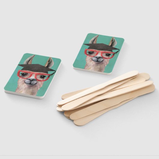 Funny Llama Abschluss Fächer (Non-assembled)