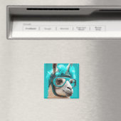 Funny Llama Alpaca Niedlicher Tiere Beanie Hat Gla Magnet (In Situ (Geschirrspüler))