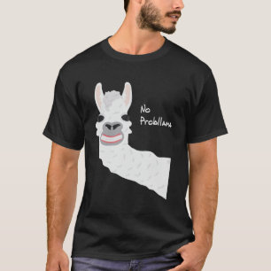 Funny Llama Alpaca No Prob llama Geschenk Männer F T-Shirt