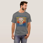 Funny Llama Alpaca Tina Fattau Treten Sie ein T-Shirt (Vorne ganz)