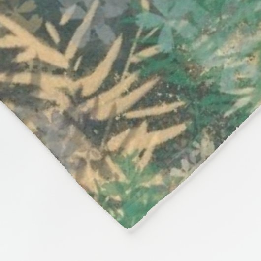 Funny Llama Baby Fleece Blanket (Ecke)