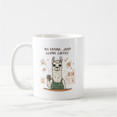 Funny Llama Barista Coffee Mug – “No Drama, Mug gi Kaffeetasse (Links)