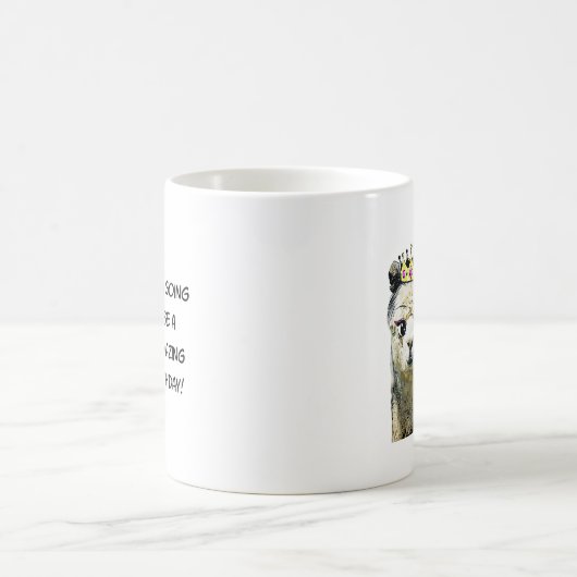 Funny Llama Birthday Tasse (Mittel)