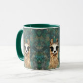 Funny Llama Coffee Tasse (Vorderseite Links)