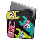 Funny Llama Colorful Camelid Laptopschutzhülle (Vorderseite Links)