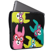 Funny Llama Colorful Camelid Laptopschutzhülle (Vorne Rechts)