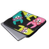 Funny Llama Colorful Camelid Laptopschutzhülle (Vorne Knopf)