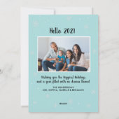 Funny Llama Covid Weihnachten Neue Jahre Custom Fo (Rückseite)