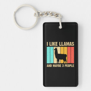 Funny Llama für Alpaca Lover Landwirtschaft Schlüsselanhänger