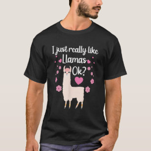 Funny Llama für Männer Llama Bauer Tierische Liebe T-Shirt