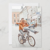 Funny Llama Hochzeit Foto verschoben Datum ändern Einladung (Rückseite)