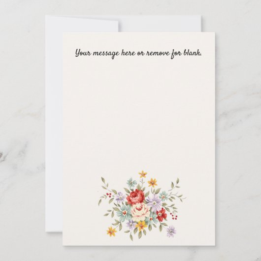 Funny Llama I Miss You Grußkarte Ankündigung (Rückseite)