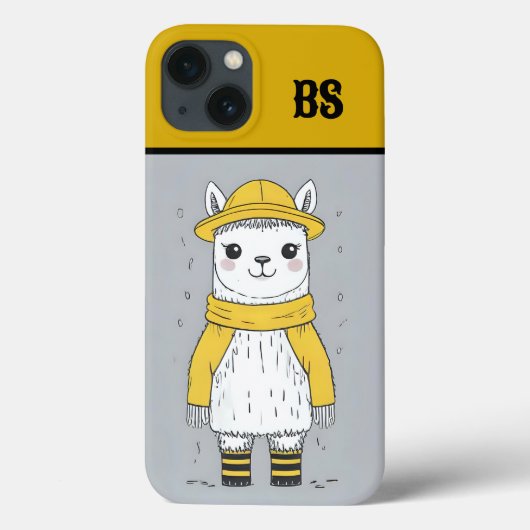 Funny Llama in Rain Boots - Beach Spaß Case-Mate iPhone Hülle (Rückseite)