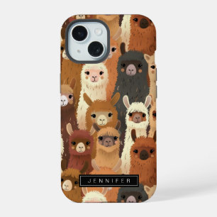 Funny Llama iPhone Case 15 Hülle