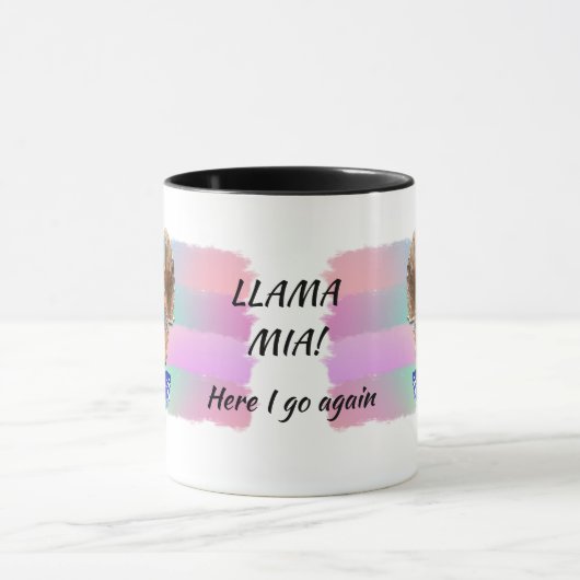 Funny Llama Mia Tasse (Zentrum)