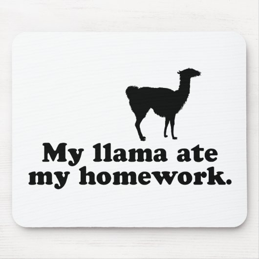 Funny Llama Mousepad (Vorne)