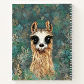 Funny Llama Notebook Notizblock (Rückseite)
