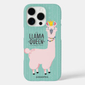 Funny Llama Queen Illustration Case-Mate iPhone Hülle (Rückseite)