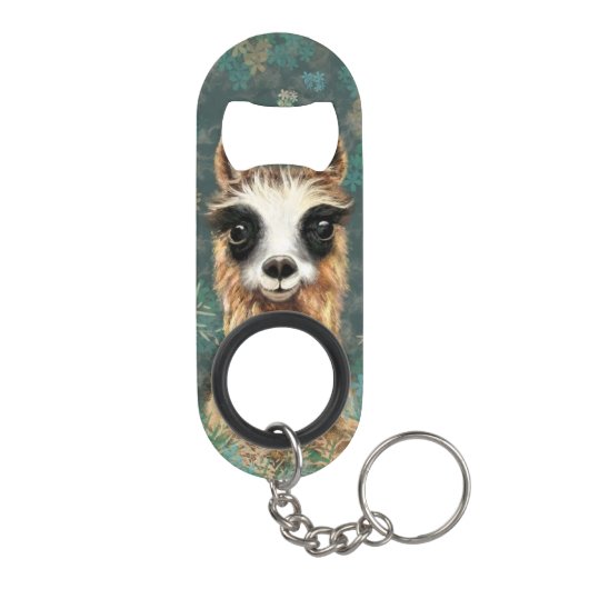 Funny Llama Schlüsselanhänger Flaschenöffner (Rückseite)