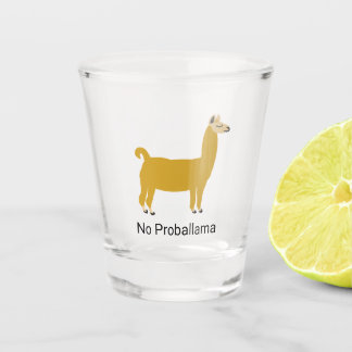 Funny Llama Schnapsglas