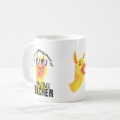 FUNNY LLAMA Sie sind Phantastisch LEHRER STUDENT C Kaffeetasse (Vorderseite Links)
