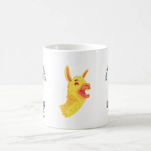 FUNNY LLAMA Sie sind Phantastische EHEFRAU MUTTER  Kaffeetasse (Mittel)