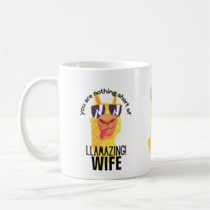 FUNNY LLAMA Sie sind Phantastische EHEFRAU MUTTER  Kaffeetasse