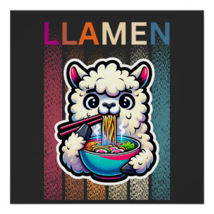Funny Llama T - Shirt   Gaben für sie   Niedlich L Poster