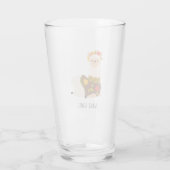 Funny Llama Türkei Erntedank Glas (Rückseite)