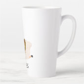 Funny Llama Türkei Erntedank Milchtasse (Rechts)