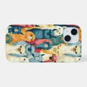 Funny Llamas iPhone Case 15 Hülle (Rückseite (Horizontal))