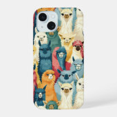 Funny Llamas iPhone Case iPhone 15 Hülle (Rückseite)