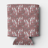 Funny Llamas Pattern Dosenkühler (Rückseite)