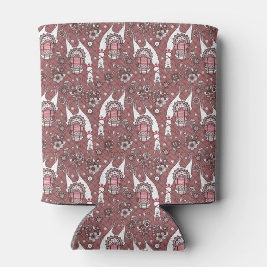 Funny Llamas Pattern Dosenkühler (Rückseite)