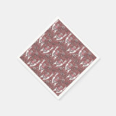 Funny Llamas Pattern Serviette (Ecke)