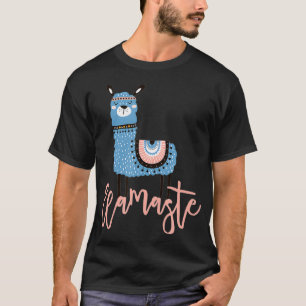 Funny Llamaste Llama Namaste Yoga Eercise  T-Shirt