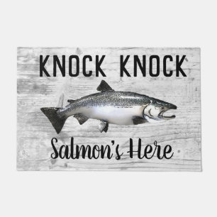 Funny Lmon Fishing Puck Knock Knock Knock Fußmatte