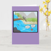 Funny Lmon Geburtstagskarte für Fischer Karte (Gelbe Blume)