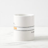 Funny Loading Bar Kaffee Tasse (Mittel)