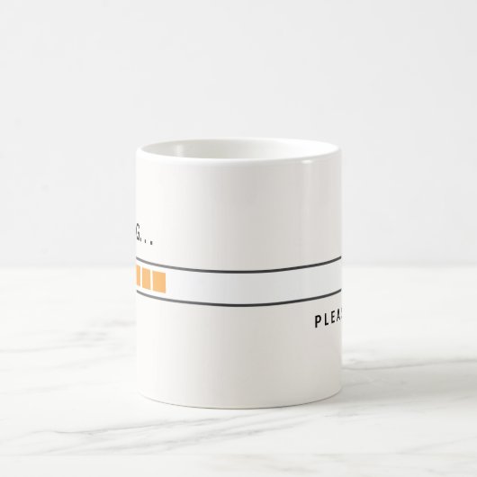 Funny Loading Bar Kaffee Tasse (Mittel)