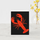 Funny Lobster Design For Men Women Kids Animal Lob Karte (Gelbe Blume)