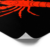 Funny Lobster Design For Men Women Kids Animal Lob Poster (Ecke)